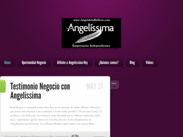 www.angelesdelabelleza.com