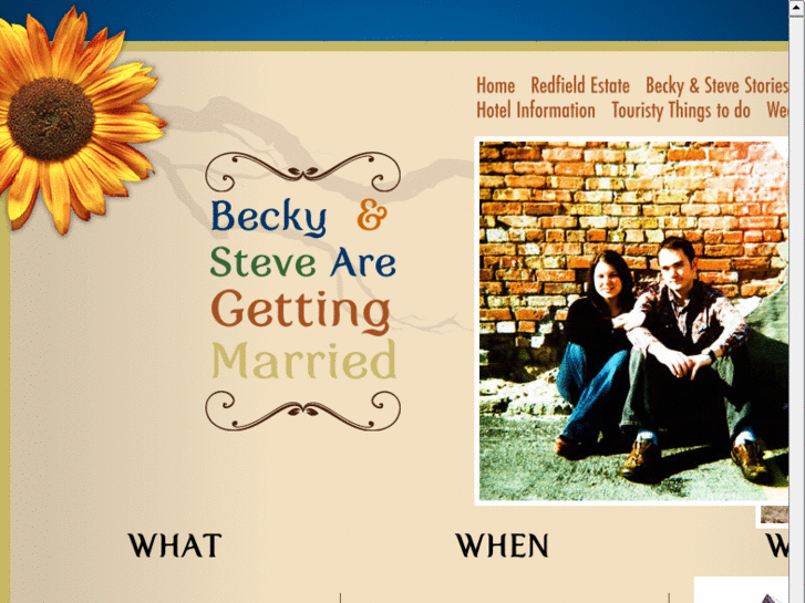 www.beckyandstevearegettingmarried.com