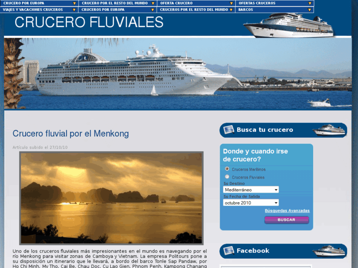 www.crucerofluviales.es