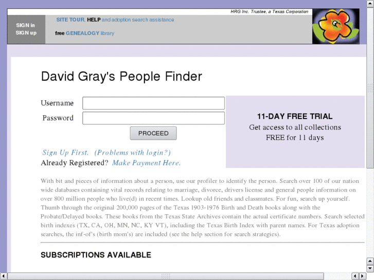 www.davidgrayspeoplefinder.com