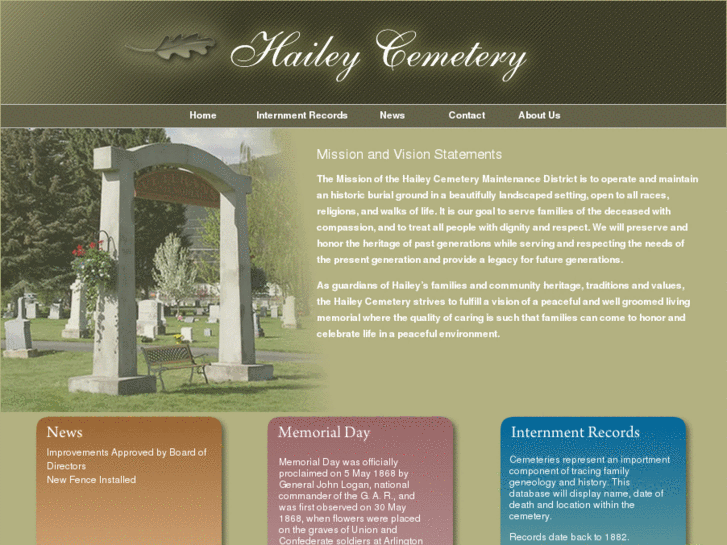 www.haileycemetery.com