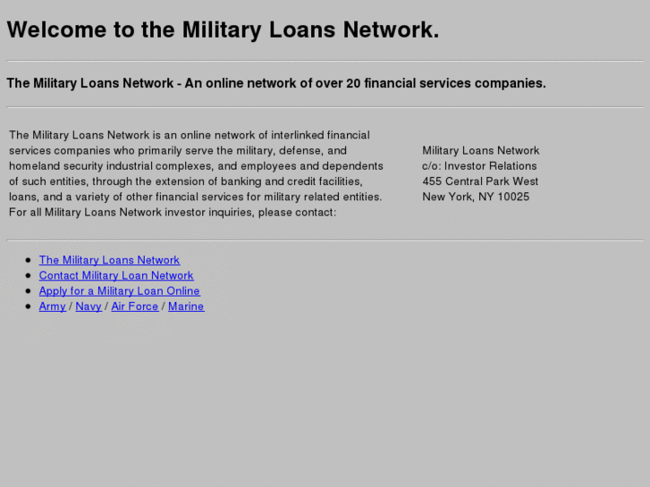 www.military-loans.net