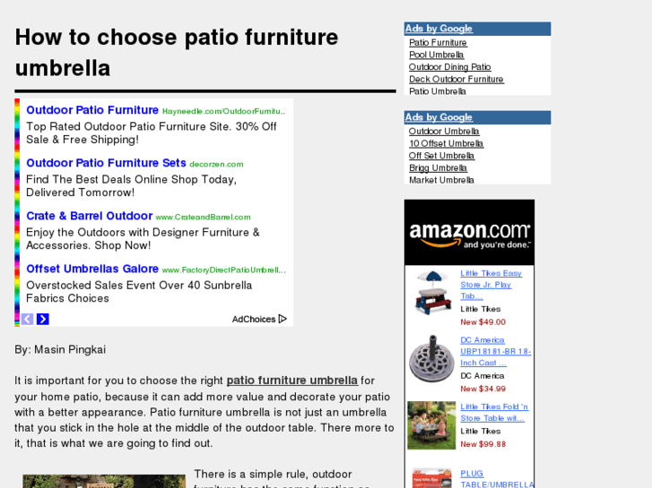 www.patio-furniture-umbrella.net