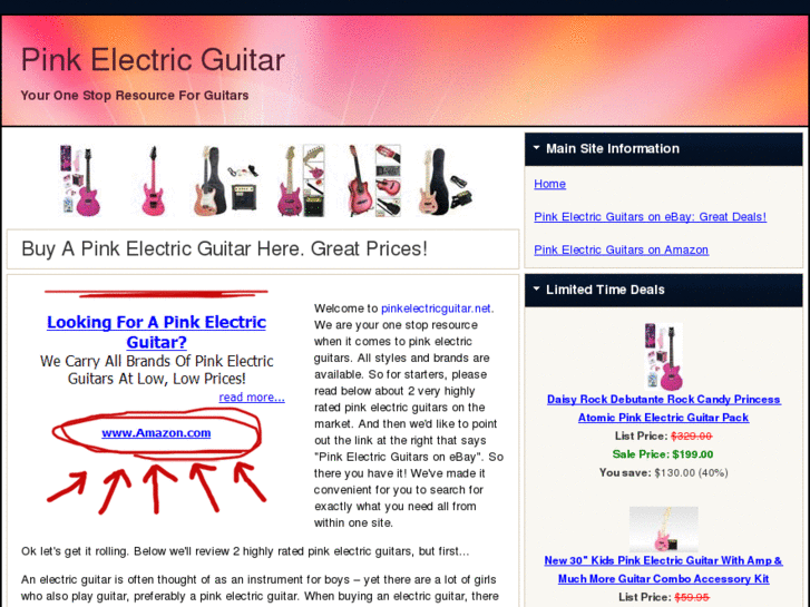 www.pinkelectricguitar.net