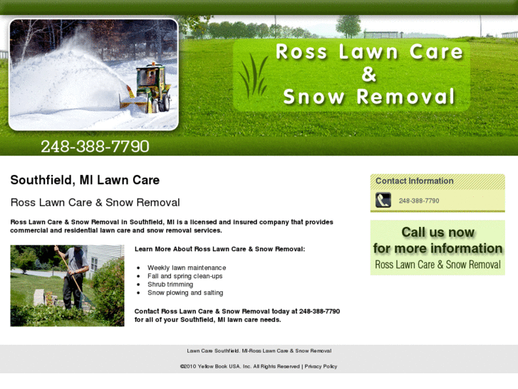 www.rosslawncaresnowremoval.com