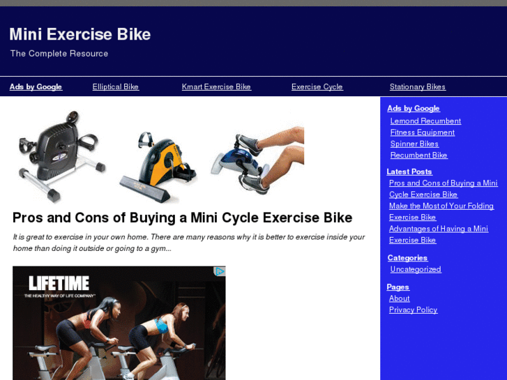 www.theminiexercisebike.com