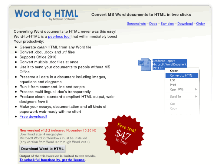 www.word-to-html.com