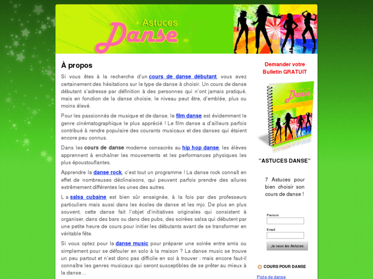 www.cours-pour-danse.com