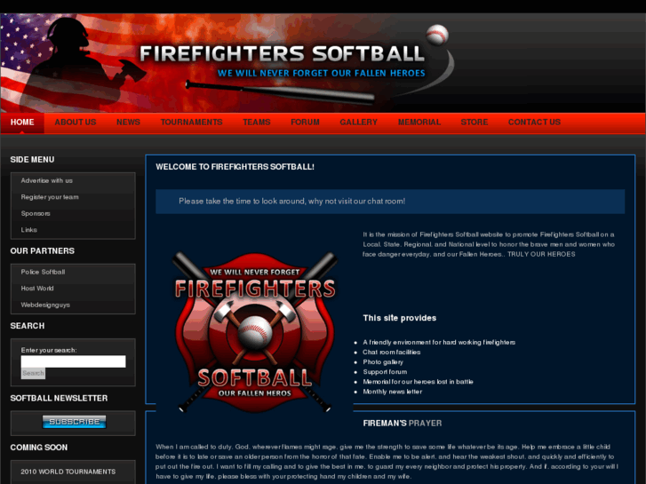 www.firefighterssoftball.com