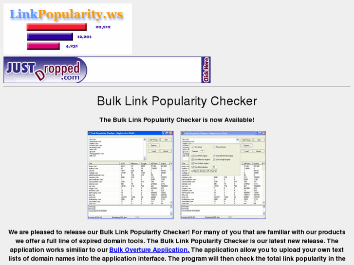 www.linkpopularity.ws