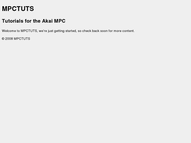 www.mpctuts.com