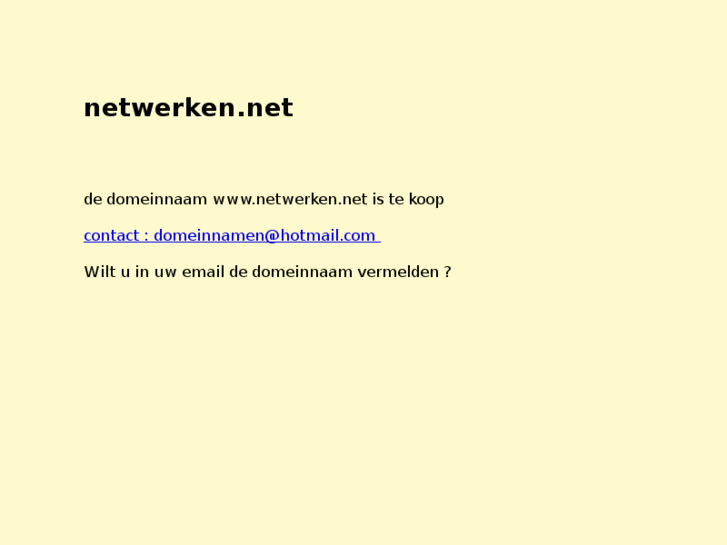 www.netwerken.net