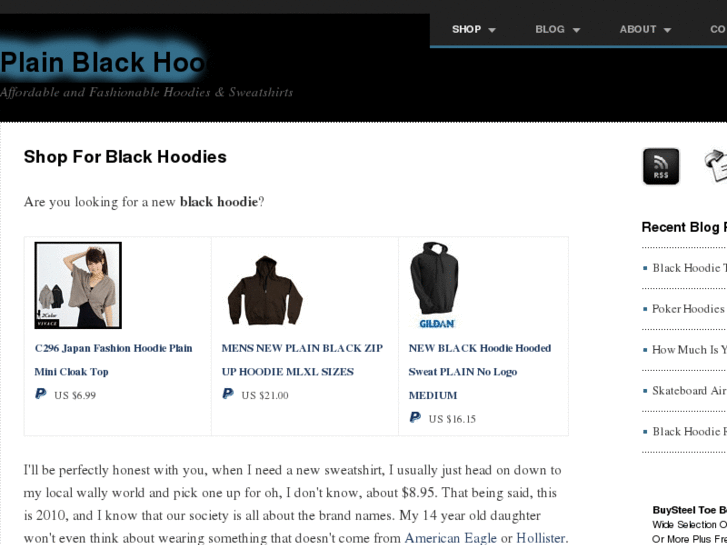 www.plainblackhoodie.com