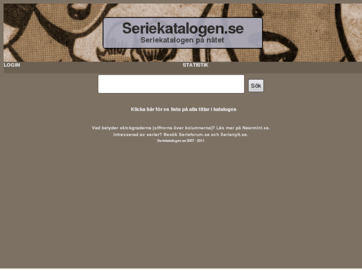 www.seriekatalogen.se