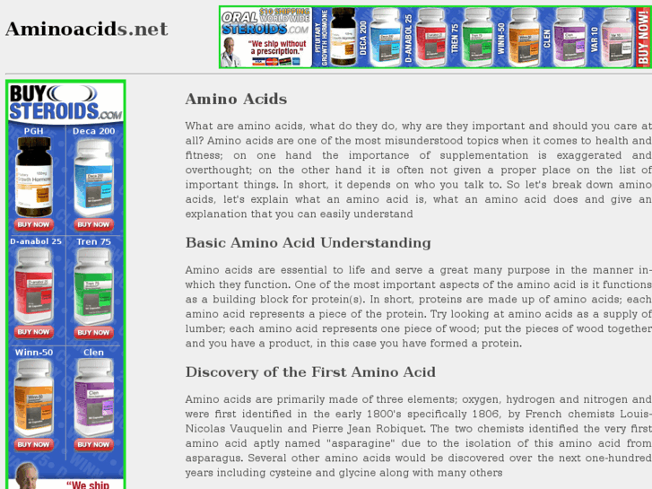 www.aminoacids.net