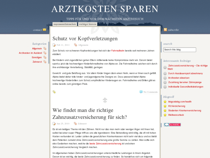 www.arztkosten-sparen.de