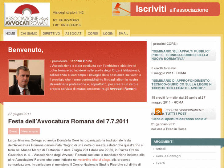 www.associazionedegliavvocatiromani.it