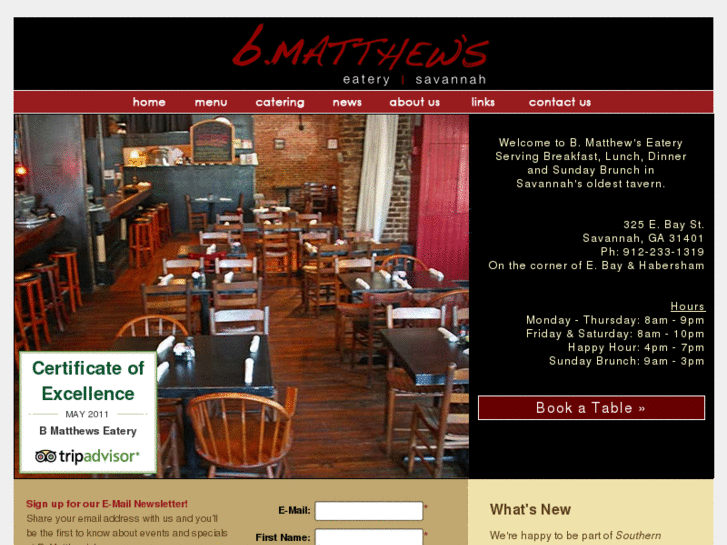 www.bmatthewseatery.com