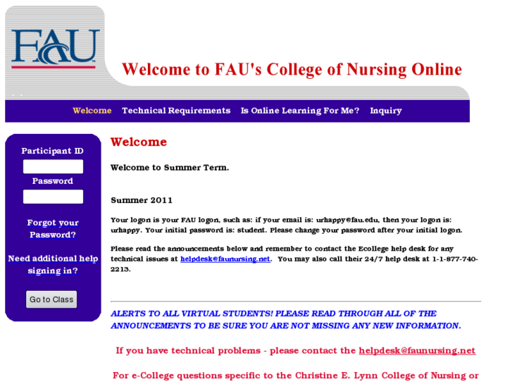 www.faunursing.net