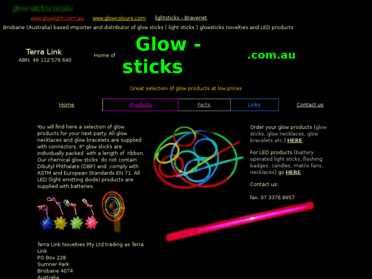 www.glow-sticks.com.au