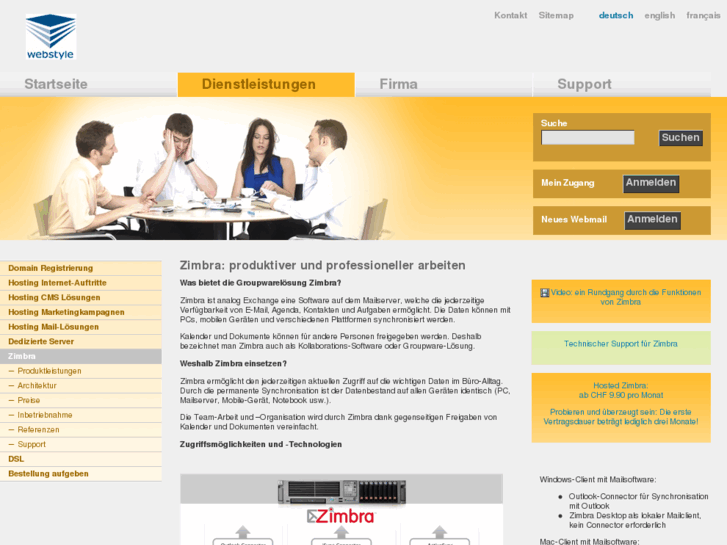 www.hosted-zimbra.info