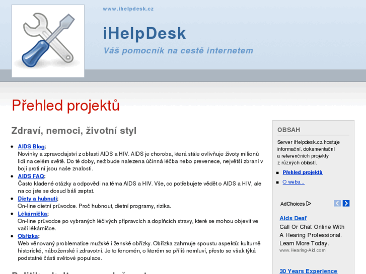 www.ihelpdesk.cz