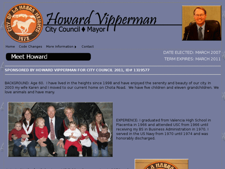 www.mayorhowardvipperman.com