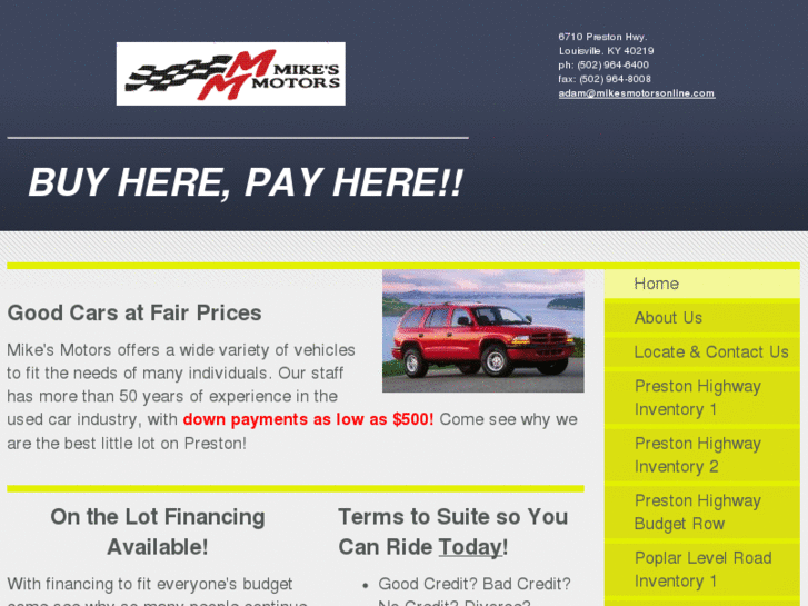 www.mikesmotorsonline.com