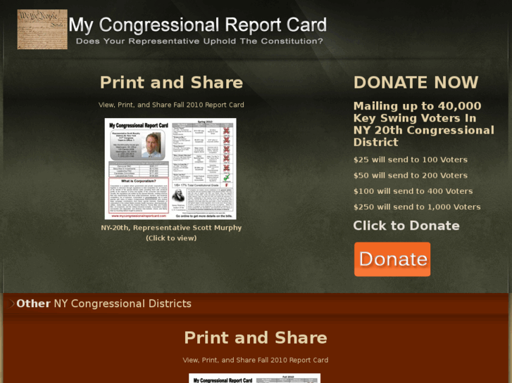 www.mycongressionalreportcard.com