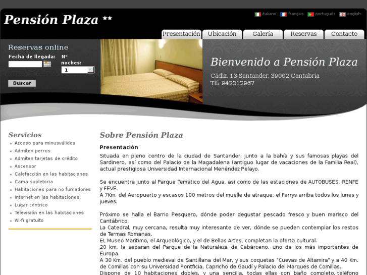 www.pensionplazasantander.com