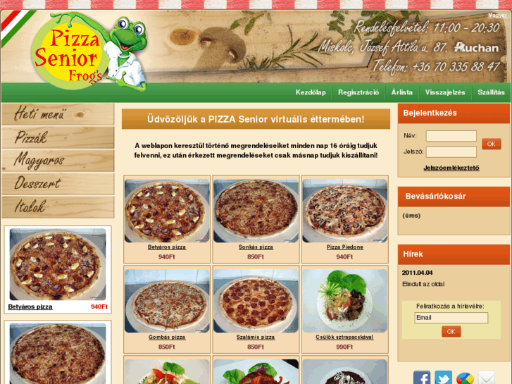 www.pizzasenior.hu