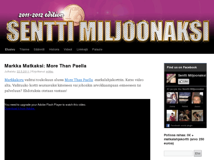 www.senttimiljoonaksi.com