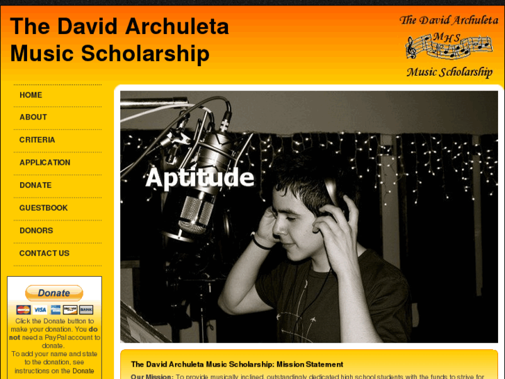 www.thedavidarchuletamusicscholarship.com