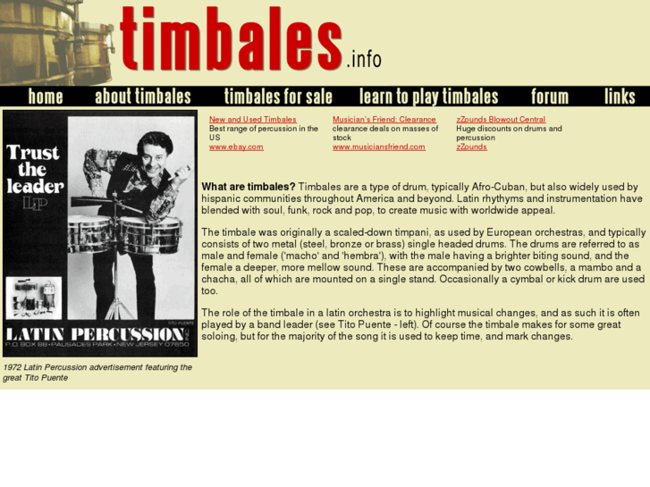 www.timbales.info