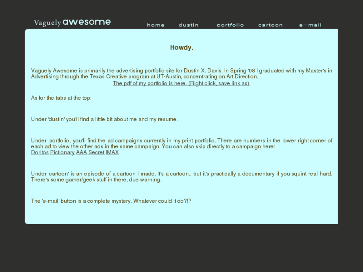 www.vaguelyawesome.com