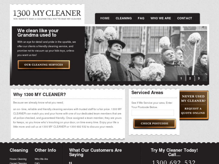 www.1300mycleaner.com.au