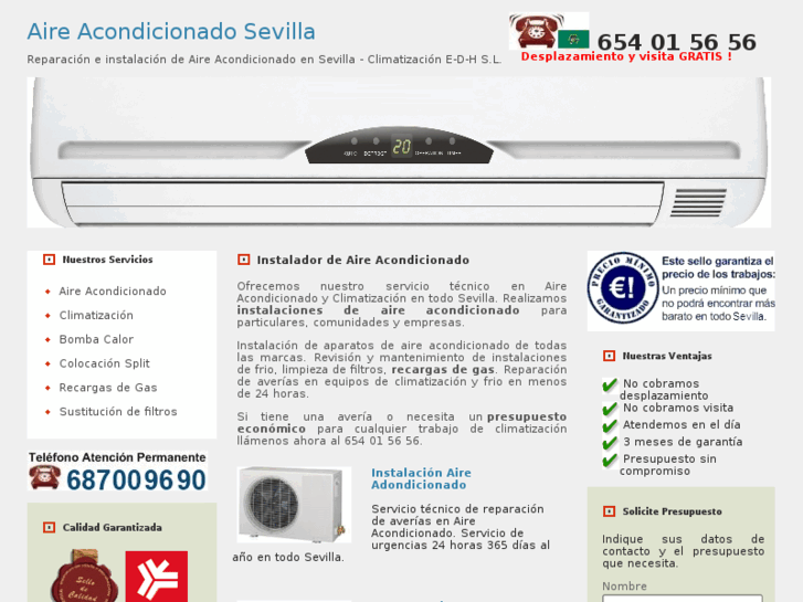 www.aireacondicionadosevilla.org