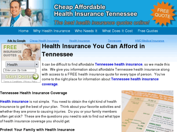 www.cheapaffordablehealthinsurancetennessee.com