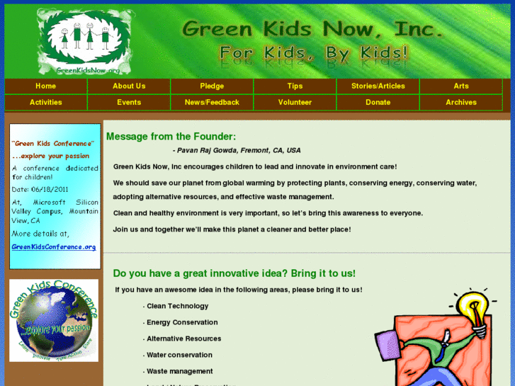 www.greenkidsnow.org