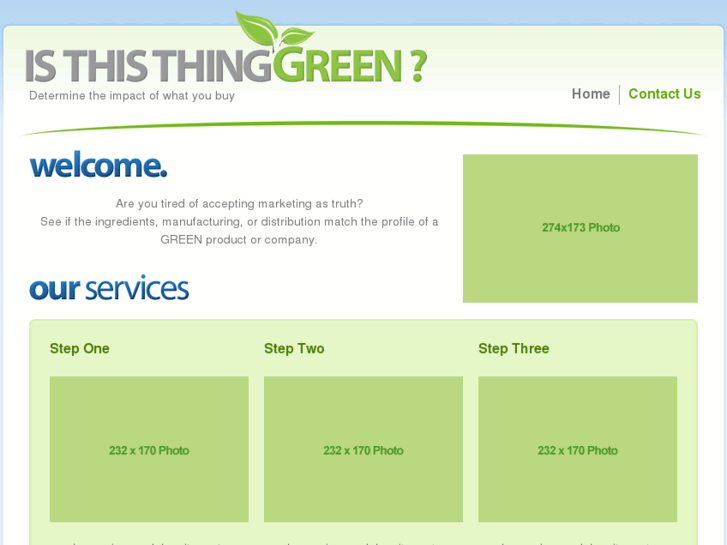 www.isthisthinggreen.com