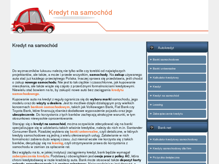 www.kredyty-samochodowe.net.pl