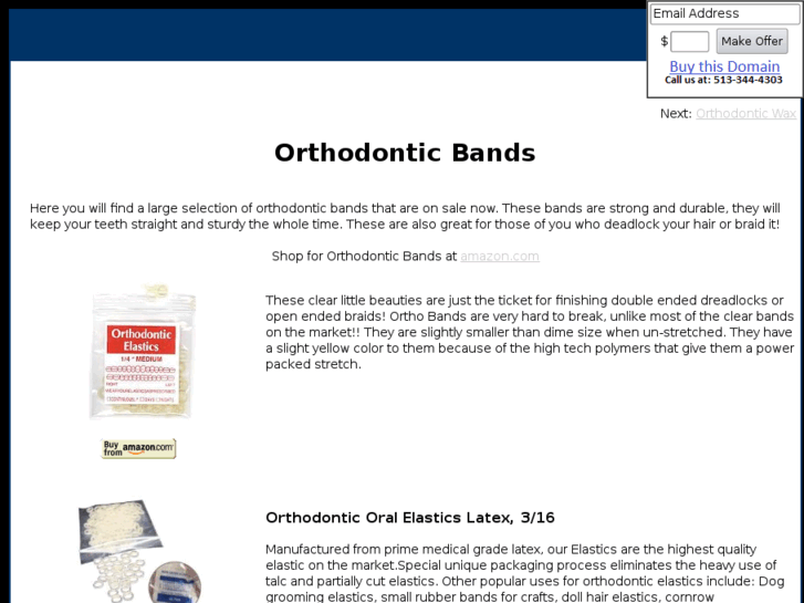 www.orthodonticbands.com