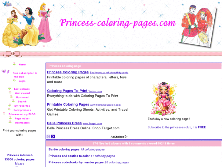 www.princess-coloring-pages.com