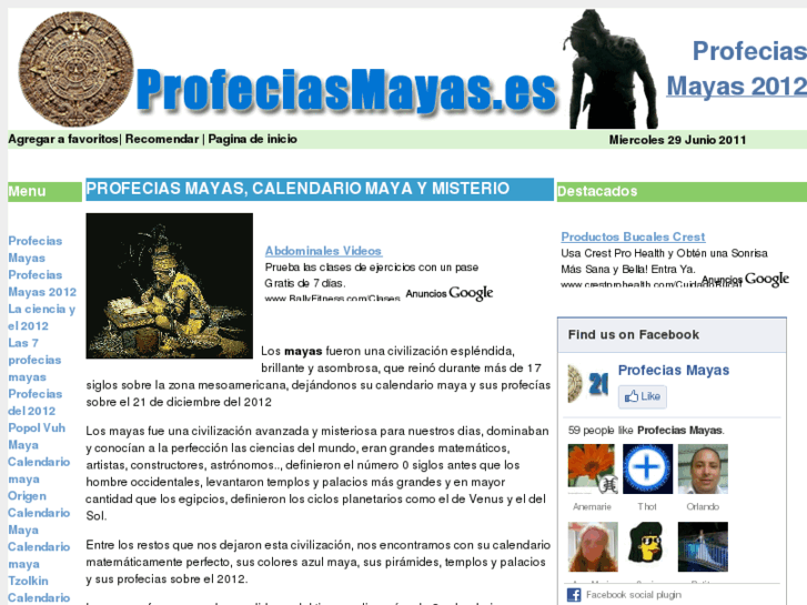 www.profeciasmayas.es