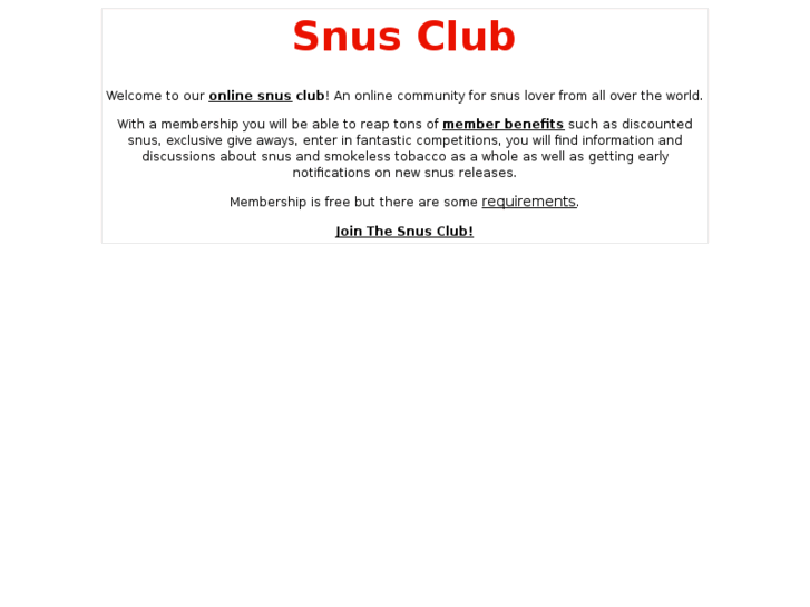 www.snusclub.com