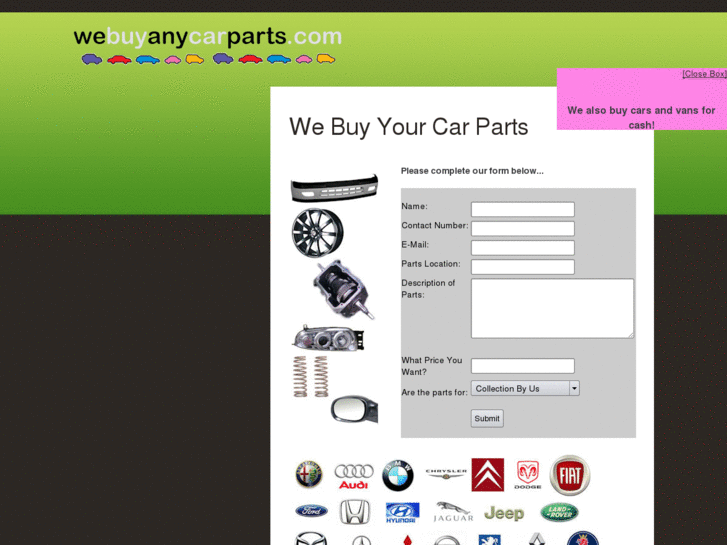 www.webuyanycarparts.com