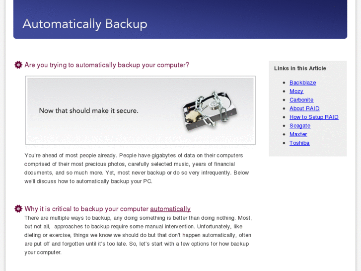 www.automaticallybackup.com