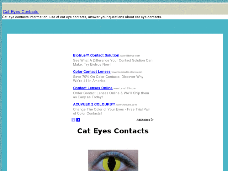 www.cateyescontacts.com