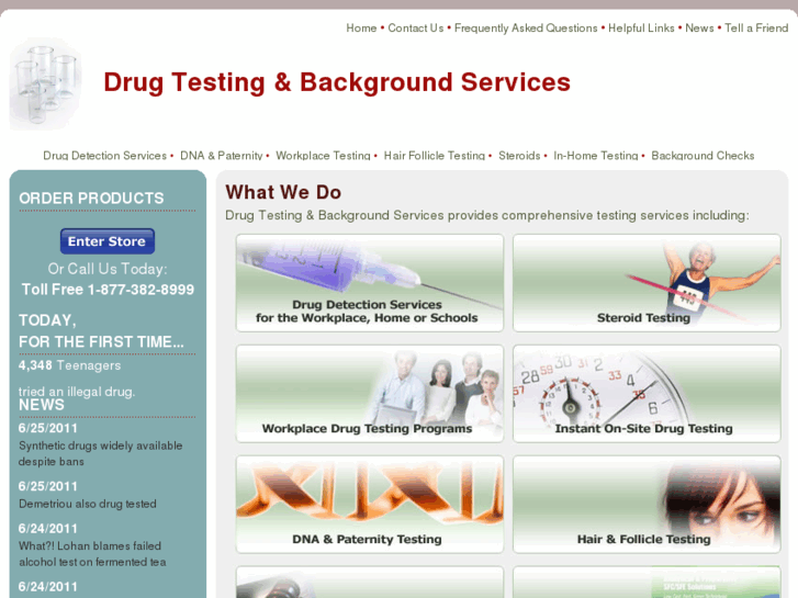 www.drugtestingandbackgroundservices.com