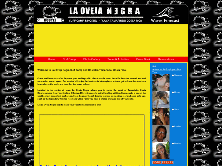 www.laovejanegrahostel.com